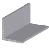 Listprofil vinkel aluminium - 15 x 15 mm x 2 meter