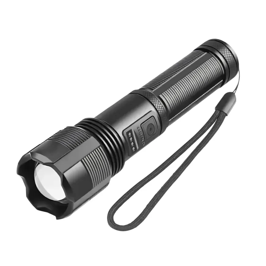 Lommelykt oppladbar aluminium 1000 lumen
