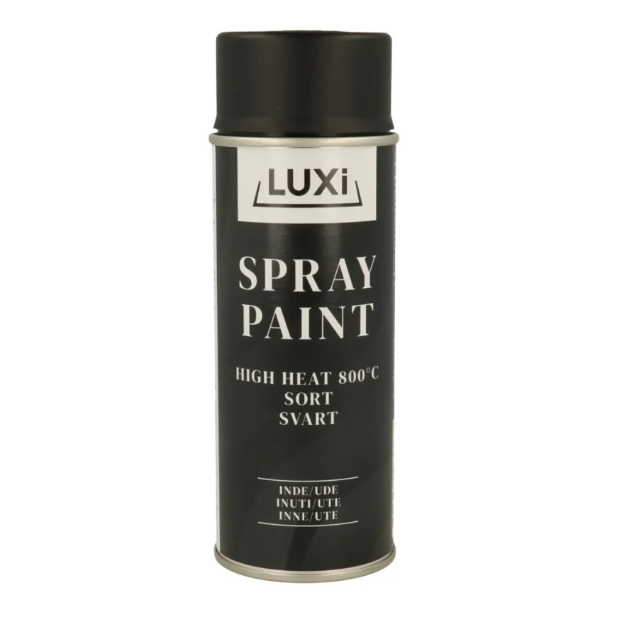 Luxi spraymaling high heat svart - 400 ml