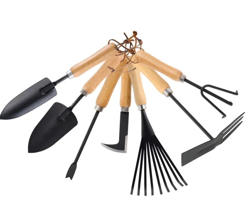 Løvrive med 9 tenner bambus 35 cm - Garden®