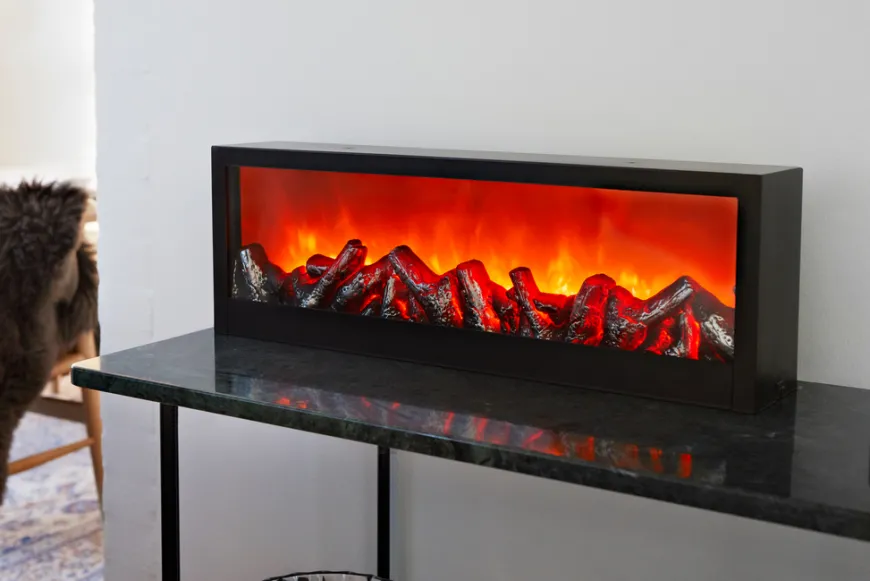 Lykt med LED-lys 60 x 20 x 9,5 cm