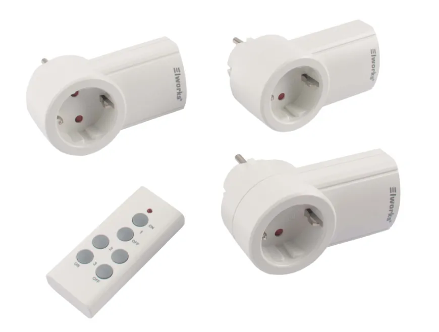 Lysbrytersett trådløst 3-pk