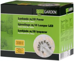 Lyslenke med 10 pærer 5,5 meter - Garden®