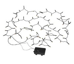Lysslynge m/timer 80 LED-pærer 3,9 meter