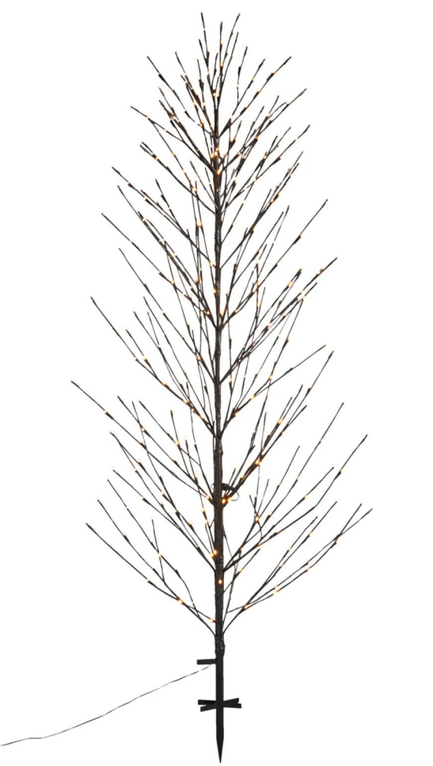 Lystre med 400 LED-pærer H200 cm