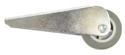 Møbelhjul med plate grå 40 mm