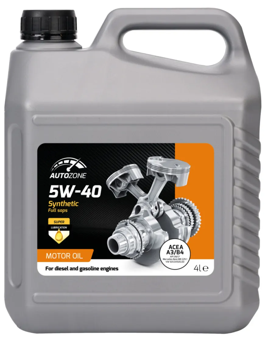 Motorolje fullsyntetisk 5W-40 - 4 liter