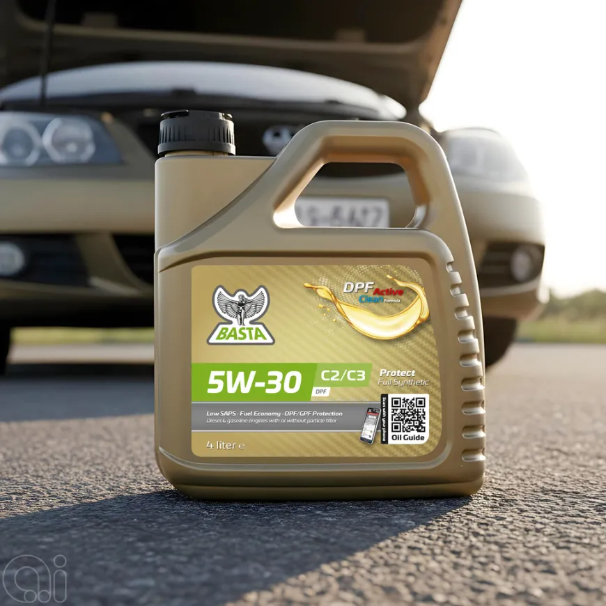 Motorolje 5W-30 C2 fullsyntetisk - 4 liter