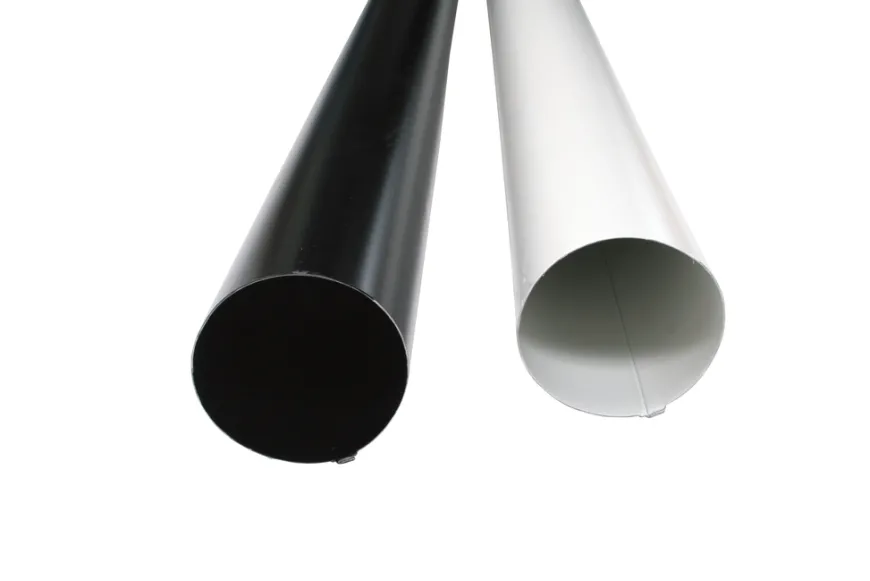 Nedløpsrør 90 x 2500 mm hvit