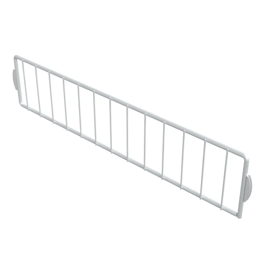 Oppdeler trådkurv 411 x 88 mm hvit - Integri