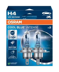 Osram bilpære H4 Cool Blue Intense - 2 stk.
