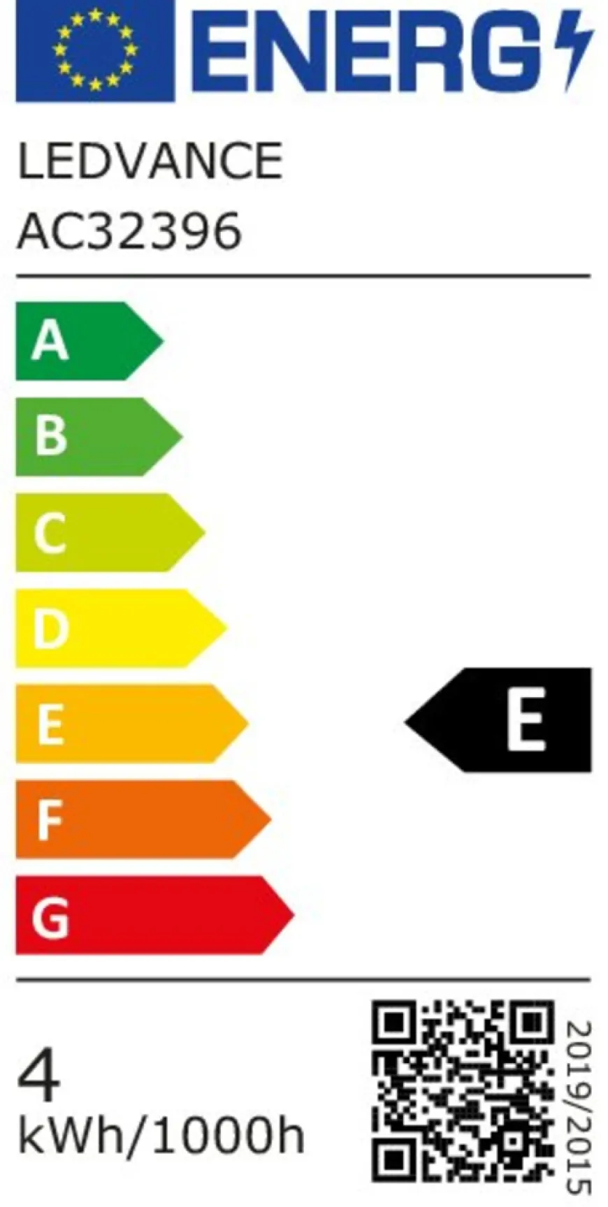 Osram LED Base standardpære E27 4 W 2-pk