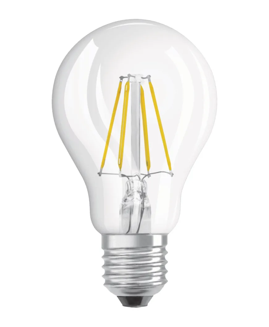 Osram LED Base standardpære E27 4 W 2-pk