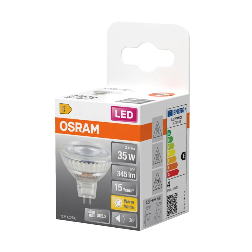Osram LED Star 12V GU5.3 stiftpære 3,4 W