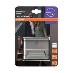 Osram Nightlux LED vegglampe sensor med batteri