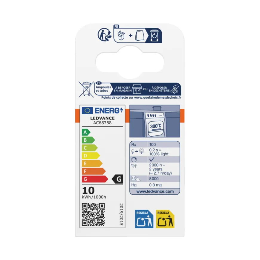 Osram ovnspære G4 10 W 2-pk.