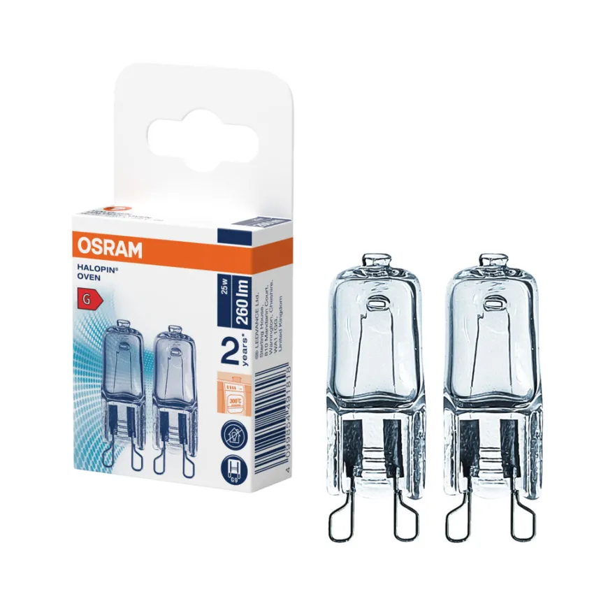 Osram ovnspære G9 25 W 2-pk.