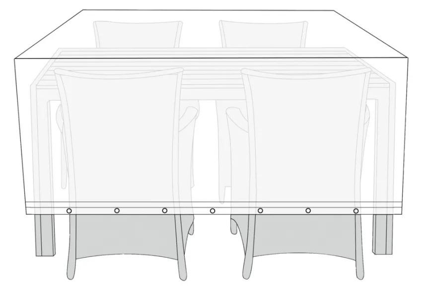 Overtrekk til hagemøbelsett L170 x B130 x H85 cm - Sunlife
