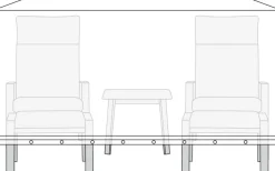 Overtrekk til hagemøbelsett L170 x B130 x H85 cm - Sunlife