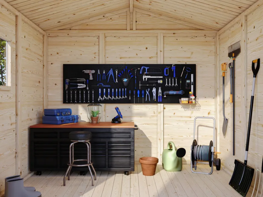 Palmako redskapsbod Aksel 1 - 4,6 m² 243 x 190 cm
