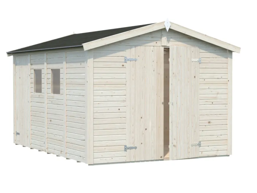 Palmako redskapsbod Aksel 3 - 9,9 m² 273 x 370 cm
