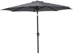 Parasoll Arizona grå m/sveiv & tilt Ø300 - Sunlife®
