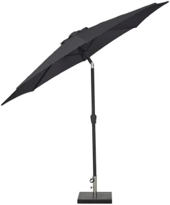 Parasoll Arizona svart m/sveiv & tilt svart Ø300 - Sunlife®