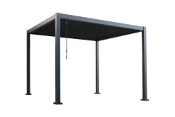 Pergola 3 x 3 x 2,3 meter mørkegrå