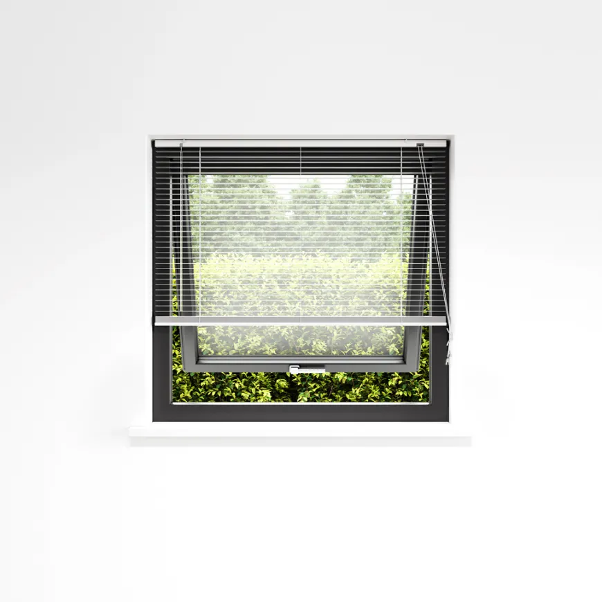 Persienne aluminium hvit 90 x 130 cm
