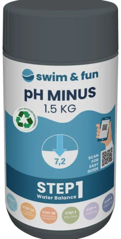 pH-Minus granulat 1,5 kg - Swim & fun