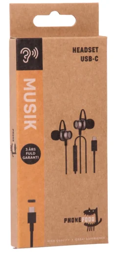 PhoneFood headset med USB-C