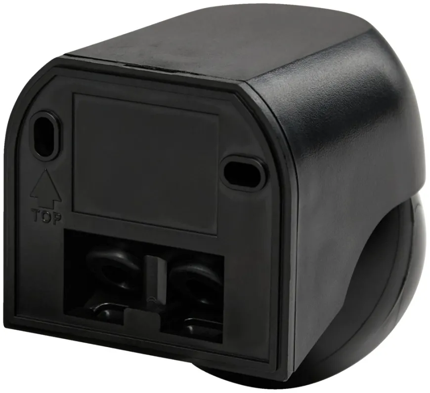 PIR-sensor 180° innendørs/utendørs svart – Elworks