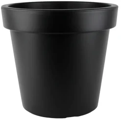 Plastkrukke svart Ø40 x H35,9 cm