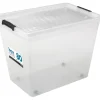 Plast1 plastboks m/lokk klar - BoxOne 80