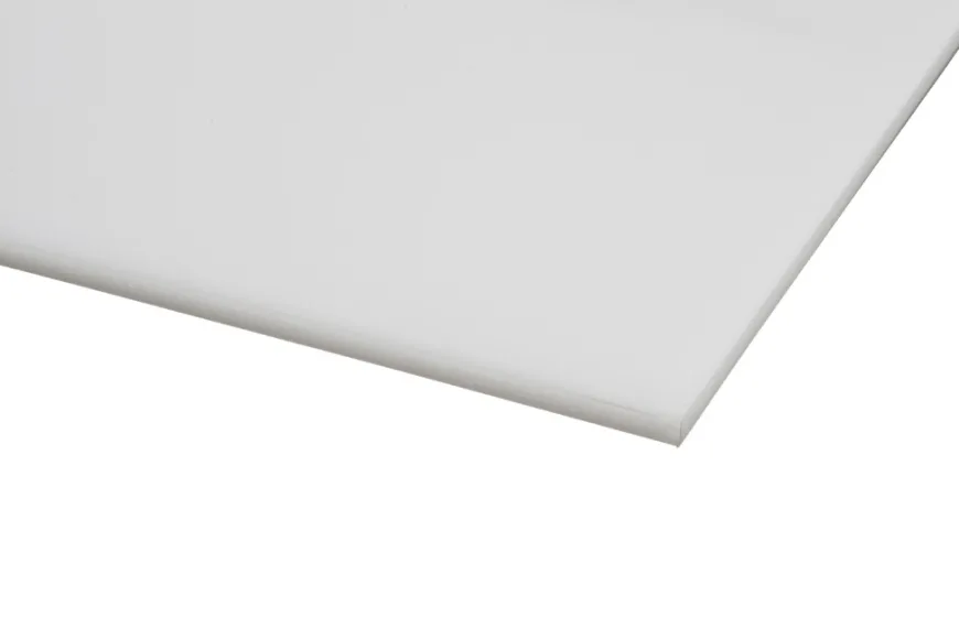 Plastplate hvit 5 mm, 660 x 500 mm