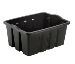 Plast1 stablekasse svart StackBox 13