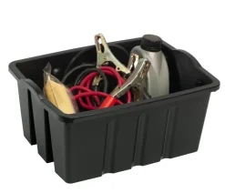 Plast1 stablekasse svart StackBox 13