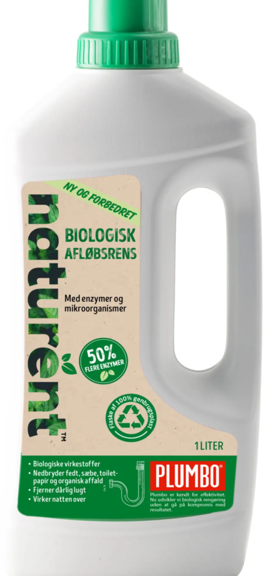 Plumbo avløpsrens naturent bio 1 liter
