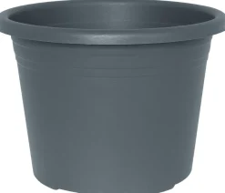 Potte Cylindro plast grå Ø40 cm