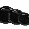 Pottefat blank svart Ø21 cm
