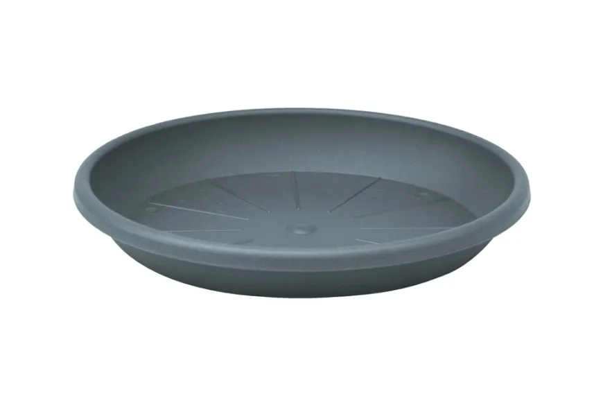 Pottefat Cylindro plast grå Ø37 cm