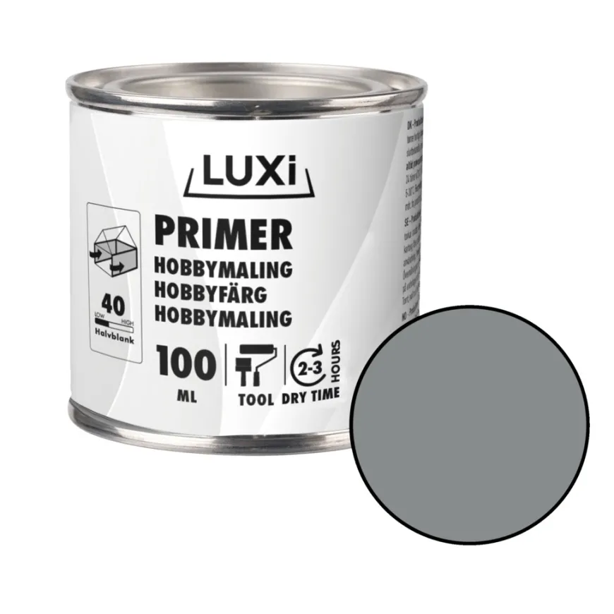 Primer t/hobbymaling 100 ml - Luxi