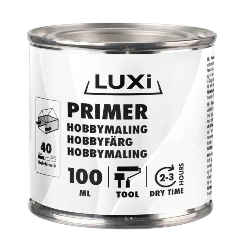 Primer t/hobbymaling 100 ml - Luxi