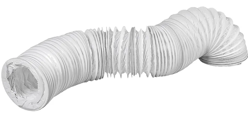 PVC flexslange Ø102 mm x 3 meter hvit