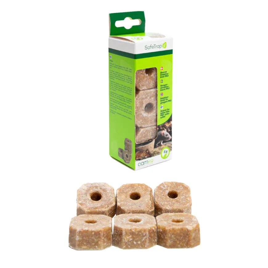 SafeTrap Gnager detektorblokk PRO 6-pk.