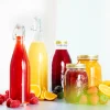 Saftflaske med propp 1 liter