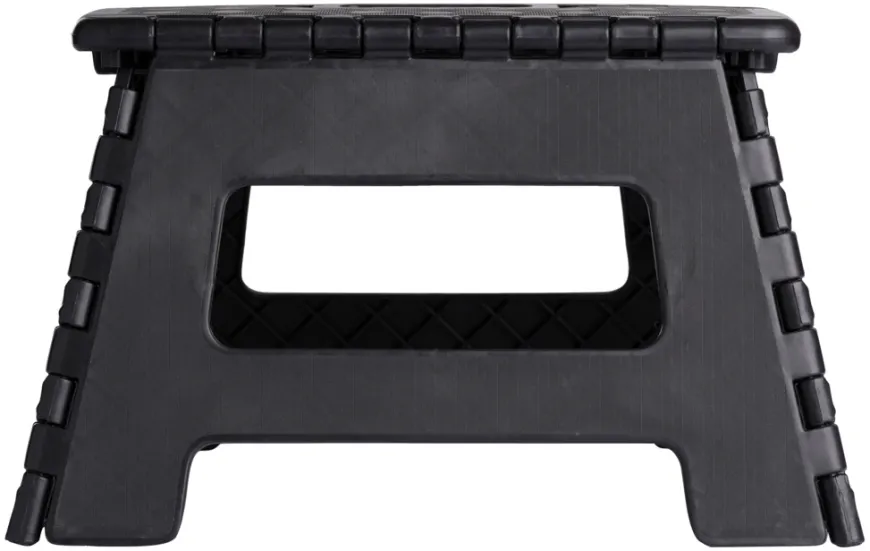 Sammenleggbar krakk svart 32 x 25 x 22 cm