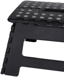 Sammenleggbar krakk svart 32 x 25 x 22 cm