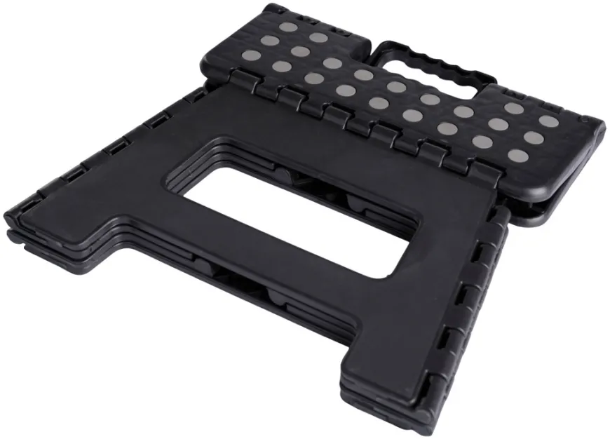 Sammenleggbar krakk svart 32 x 25 x 22 cm