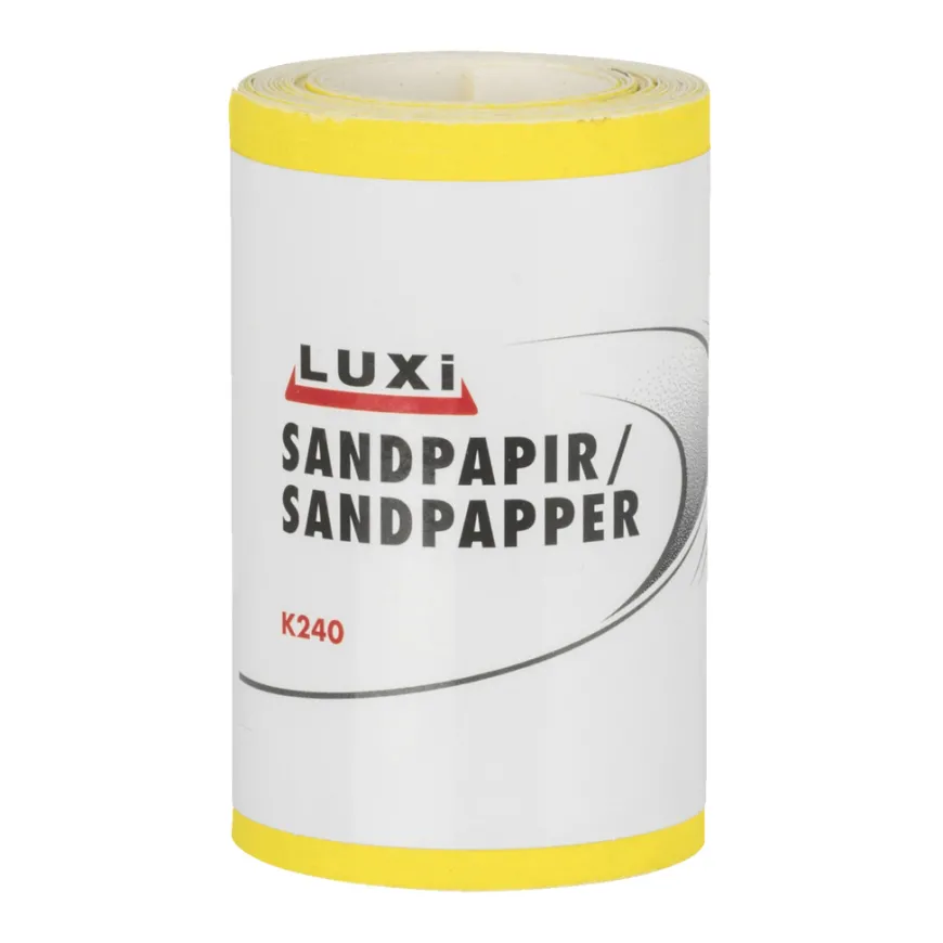 Sandpapir rull korn 240 - 93 mm x 5 meter